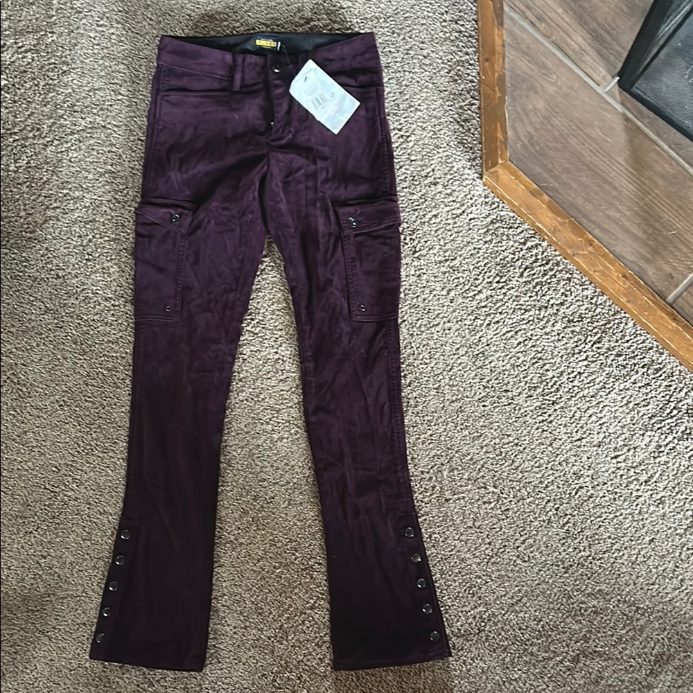 Women's Purple velvet Jeans